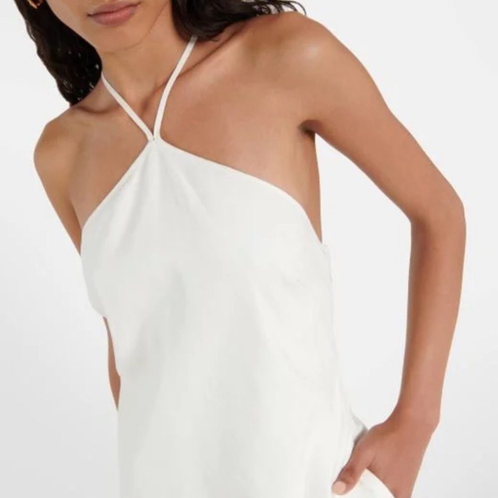 Altar'd State Ivory Halter Jumpsuit